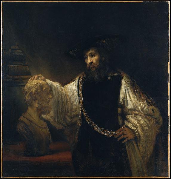 Rembrandt Peale Aristotle with a Bust of Homer oil painting picture